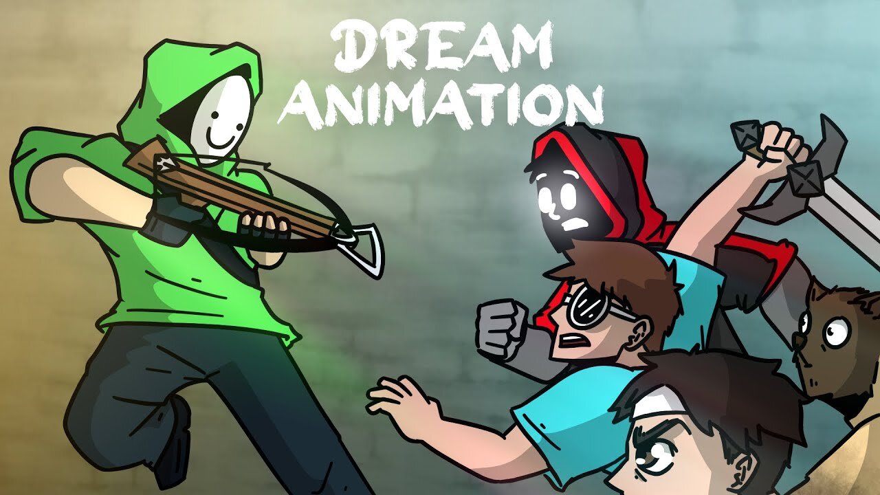 Dream's Minecraft Manhunt Firework Trick Animation