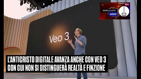 L'ANTICRISTO DIGITALE AVANZA ANCHE CON VE0 3 CON CUI NON SI DISTINGUERÀ REALTÀ E FINZIONE