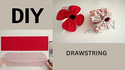 Petal Drawstring Pouch.💰🌸 | DIY | Quick Easy Sewing