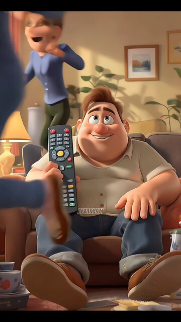 The remote control is making everyone panic!