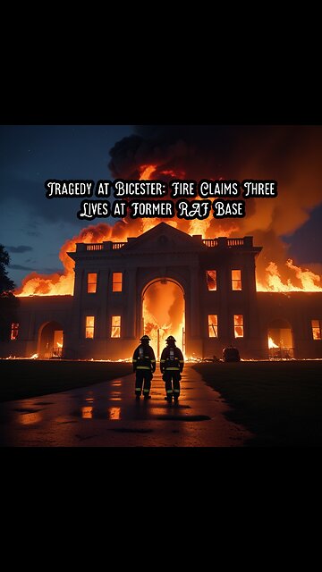 Inferno at Former RAF Base: Two Firefighters and Civilian Killed in Bicester Blaze