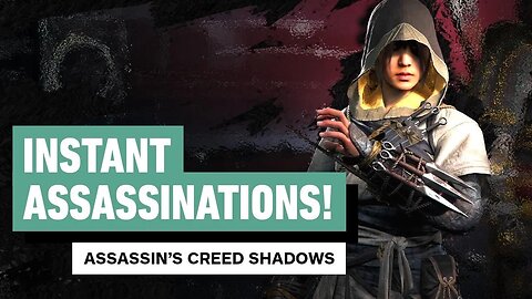 AC Shadows - How to Assassinate ANY Enemy In ONE HIT