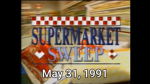 Supermarket Sweep (May 31, 1991) Full Episode Vintage Game Show Nostalgia