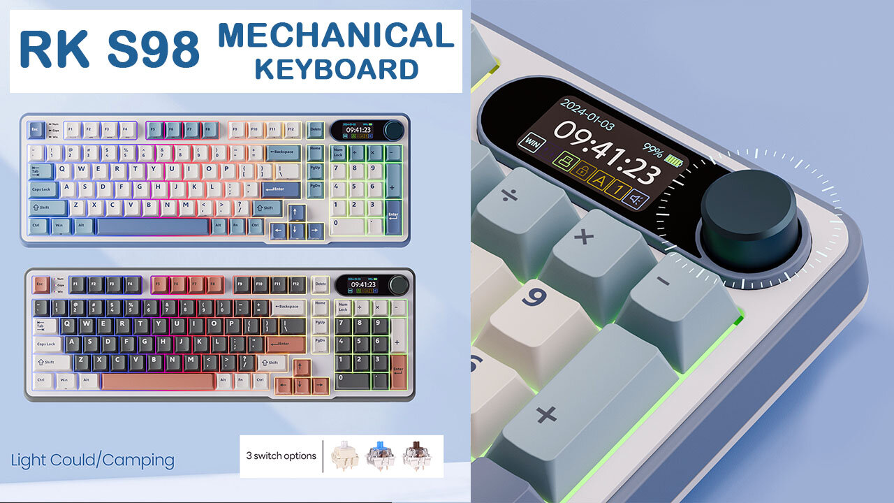 RK S98 | Ultimate 98-Key RGB Mechanical Gaming Keyboard