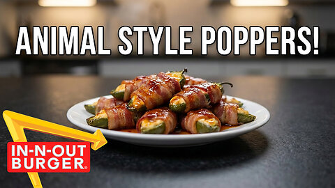 I Made ANIMAL STYLE JALAPEÑO POPPERS… and OMG!