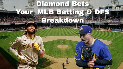 Diamond Bets: Daily MLB Betting Picks & DFS Lineup Build