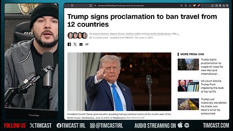 Trump BANS Travel From 12 Nations Over Security, Liberals Claim ITS RACIST