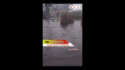 #Lithuania #Klaipeda #Flooding #HeavyRain #ExtremeWeather #ClimateCrisis #UrbanFlooding #climate