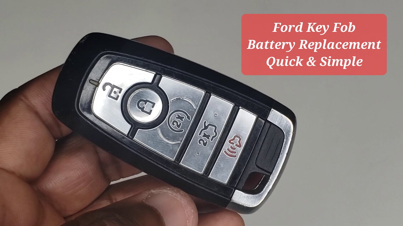 2018 + Ford Mustang Key Fob Battery Replacement