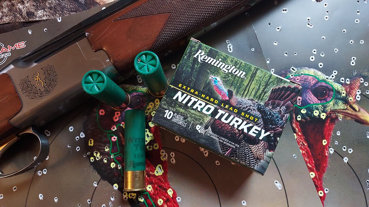 Remington's Nitro Turkey Loads, 12 gauge in 3.5" shells loaded with No. 6s.