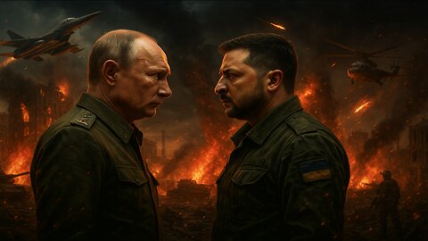 Putin vs Zelenskyy: Final Face-Off in a Burning Battlefield! 🔥 | Russia Ukraine War Cinematic