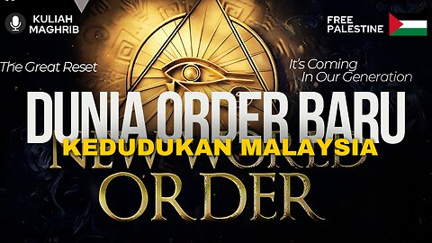 DUNIA ORDER BARU Kedudukan Malaysia | Kuliah Maghrib | Dr. Mohd Rosdi