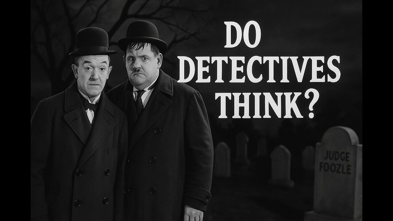 Do Detectives Think? | Laurel and Hardy Silent Comedy Classic (Public Domain)