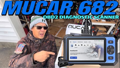 MUCAR 682 AI-Assisted OBD2 Scanner Bidirectional Scan Tool 20+ Reset CAN FD & FCA SGW Free Updated