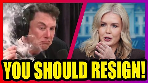 Karoline Leavitt PANICS After Elon EXPOSES Every Lie on Air and Meltdown Ensues