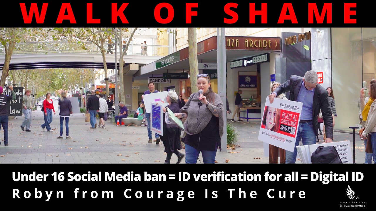 WALK OF SHAME - Under 16 Social Media ban = ID verification for all = Digital ID