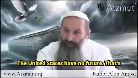 Rabbi instructs his followers to leave America now before the downfall (seethroughit2 on X)