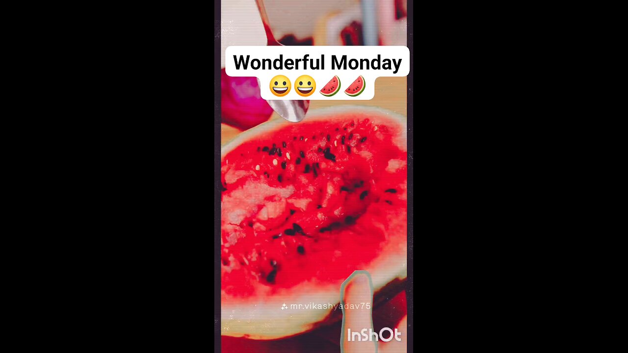 enjoy watermelon 🍉🍉