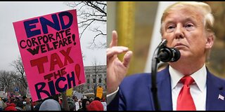 Trump Pushing For Taxes On Wealthy & Calling It Redistribution
