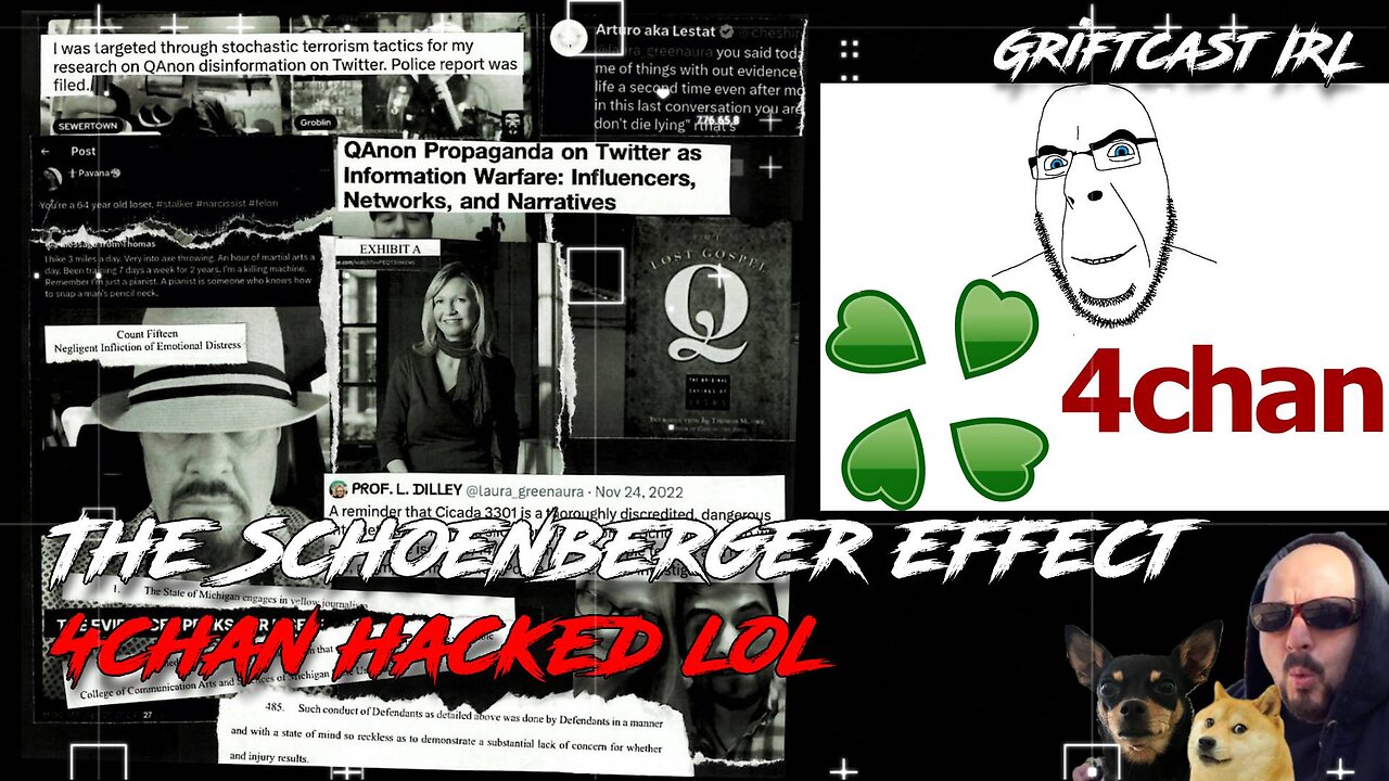 Thomas Shoenberger Sues MSU and 4chan Got MF Hacked and it's WILD #dangerzone Griftcast IRL