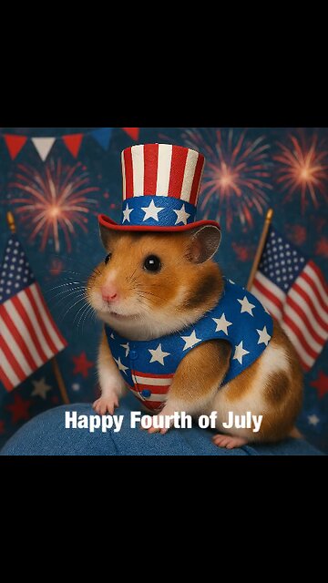 4th of July Hamster