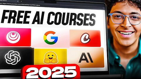 10 FREE AI Courses for Absolute Beginners in 2025