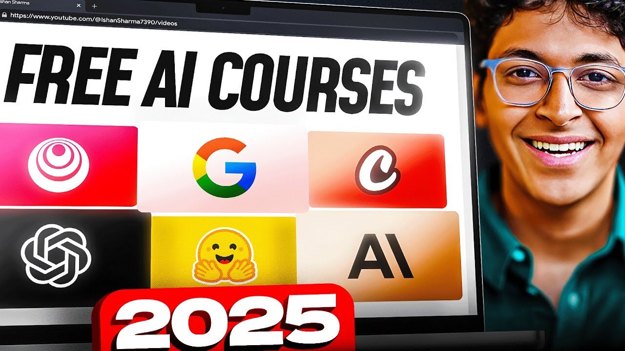 10 FREE AI Courses for Absolute Beginners in 2025