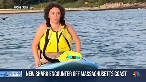 Stunning new video of paddleboarder’s shark encounter