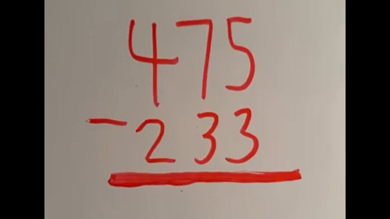 Subtraction with Regrouping