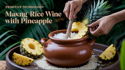 Primitive Technology-Making Rice Wine with Pineapple