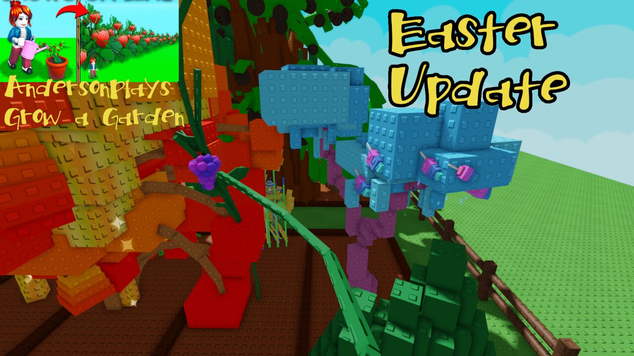 Andersonplays roblox grow a garden easter update