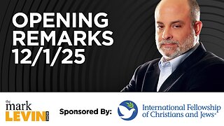 Mark's Opening Remarks - 12/1/25