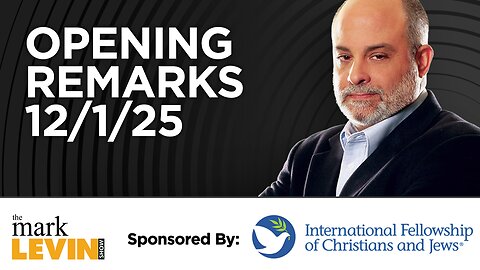 Mark's Opening Remarks - 12/1/25