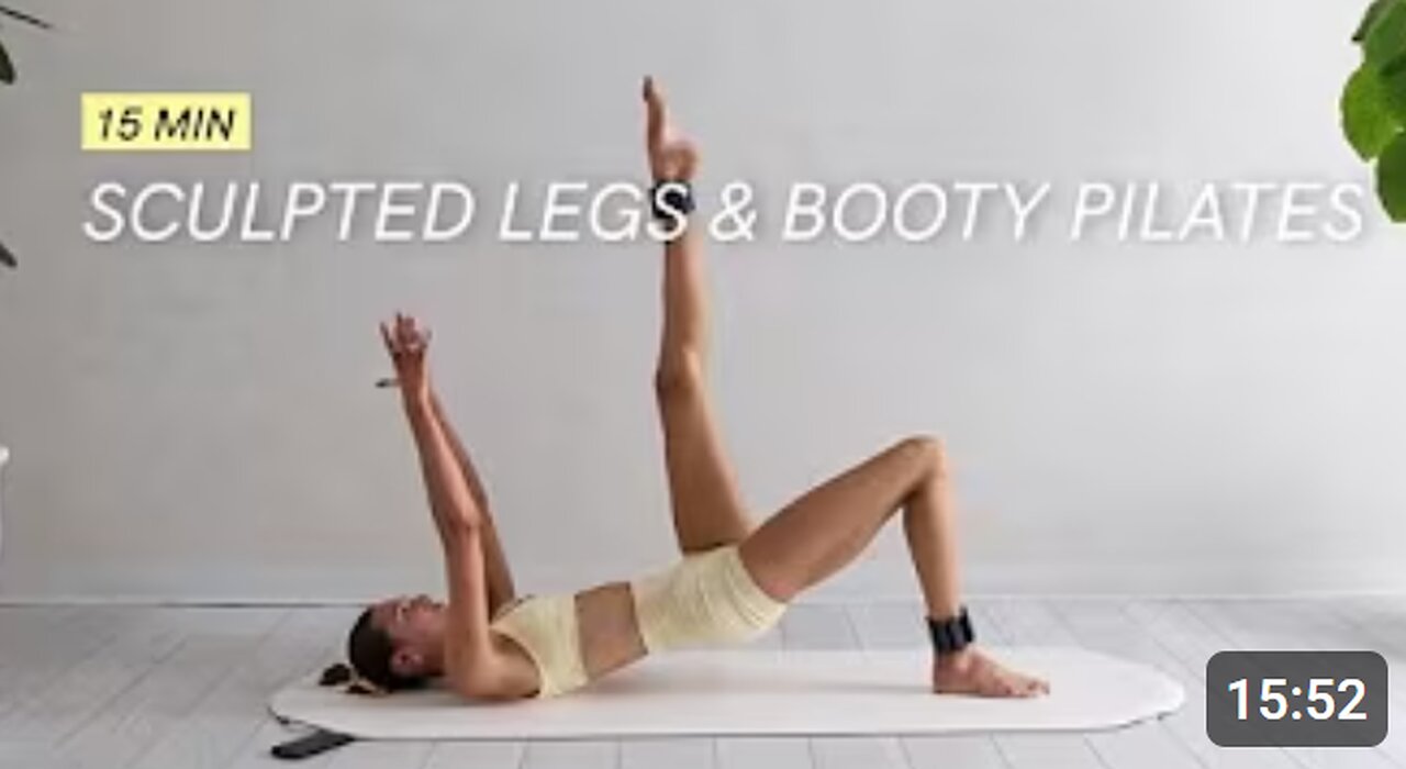 15 Min Legs & Booty Pilates | Sculpt & Tone | Day 2 Challenge