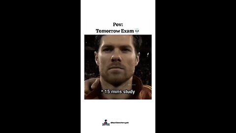 Exam meme