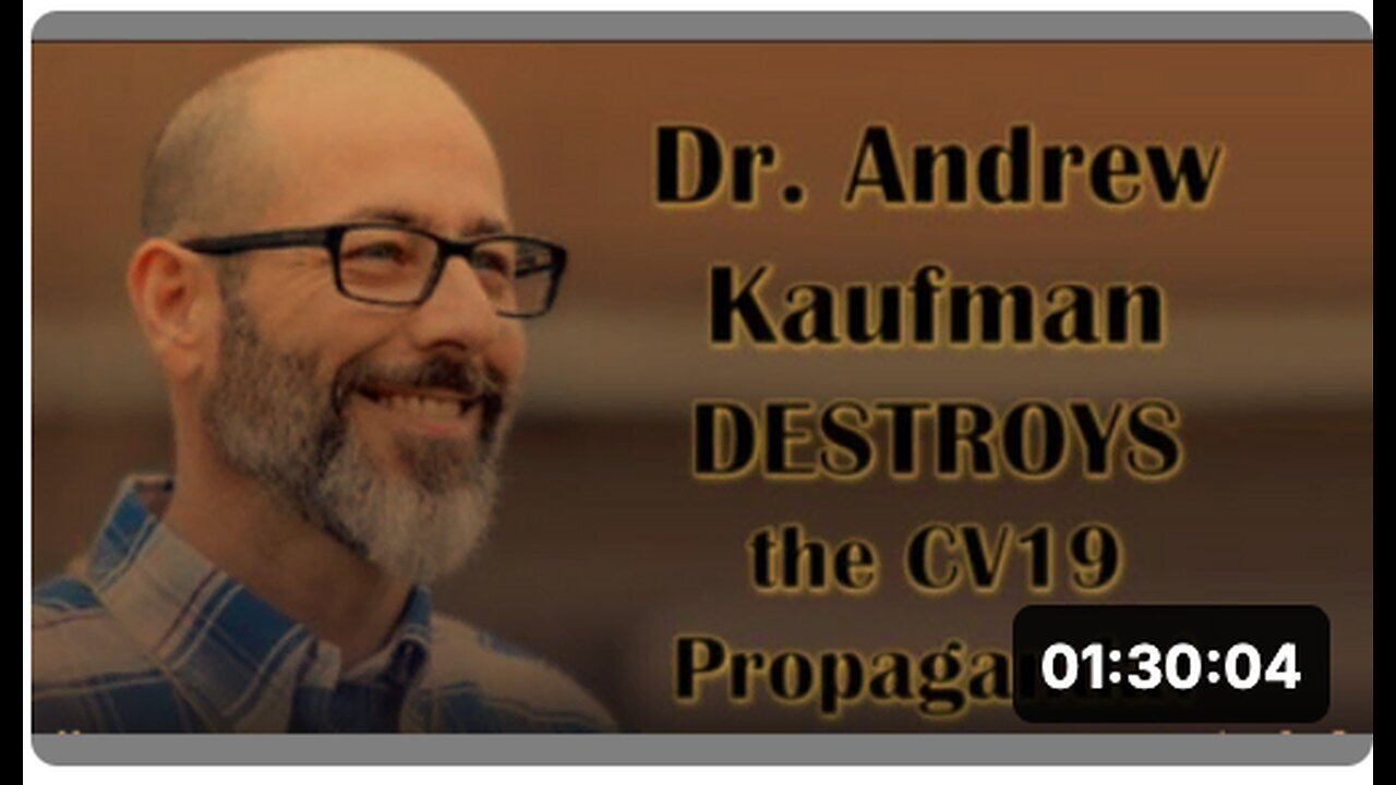 "Dr. Andrew Kaufman: Graphene-Oxide in Vaccines and Depopulation Schemes"