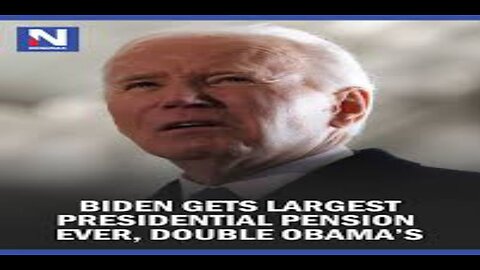 Biden Gets Largest Presidential Pension Ever, Double Obama's