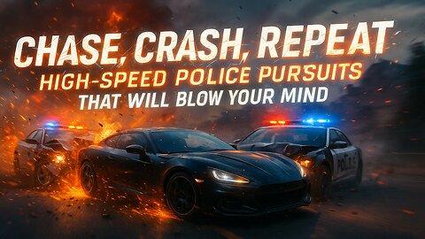 🚨🚨 Chase, Crash, Repeat: High-Speed Police Pursuits That Will Blow Your Mind