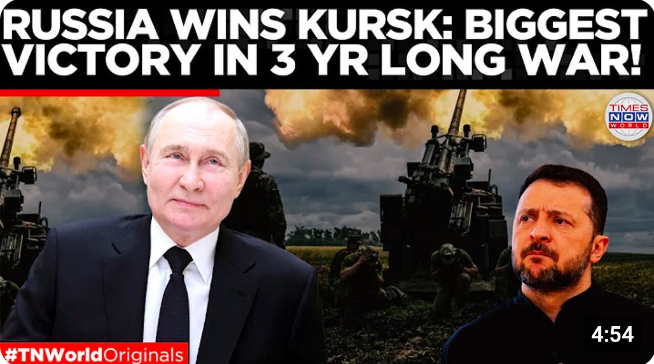 Crushing Blow to Ukraine: Russia Captures Kursk, Advances Ahead | Times Now World