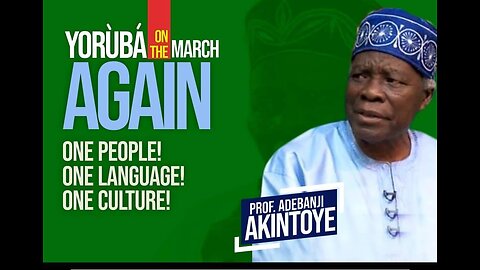 WE NEVER STOP OUR QUEST TO SELF DETERMINATION YORUBA NATION THE ONLY SOLUTION