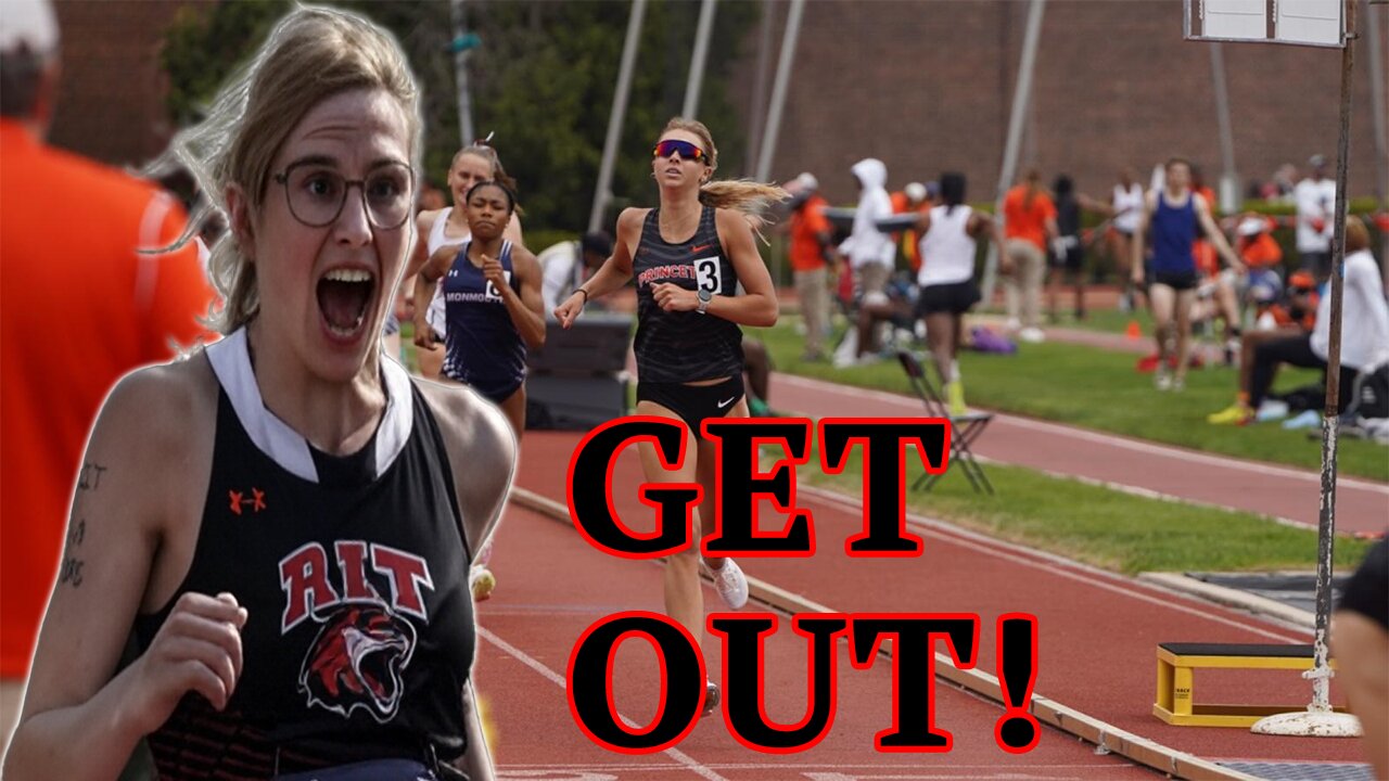 Trans Track Athlete Sadie Schreiner LOSES IT! SUES Princeton after being BANNED from Women's Meet!