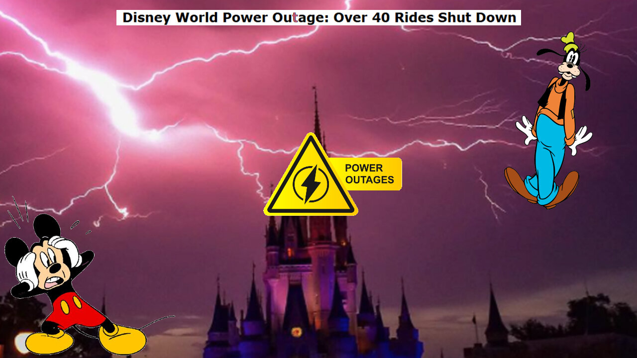 Power Outage SHUTS DOWN Over 40 DIsney World Attractions!