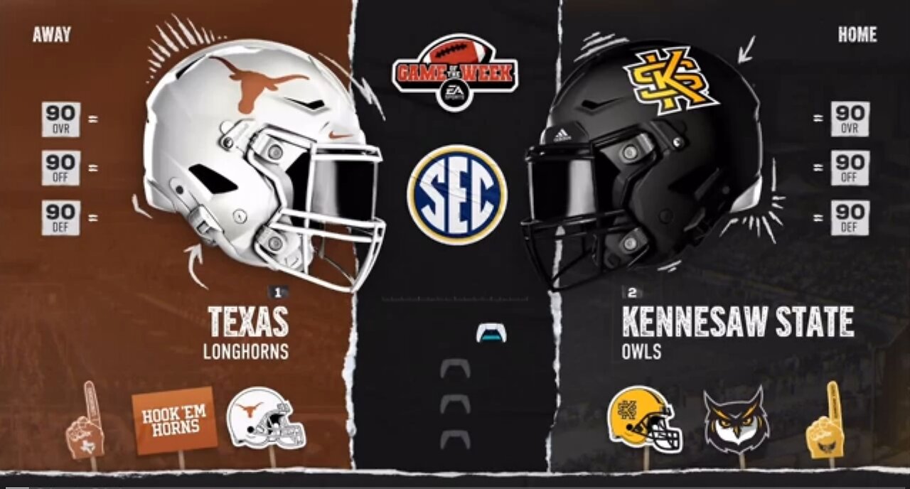 S6 Rebuild Kennesaw State vs Texas: Can we beat the Number 1 team in the nation?