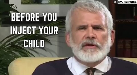 MAHA MOMENT Parents, before you inject your child with the ANY vaccine