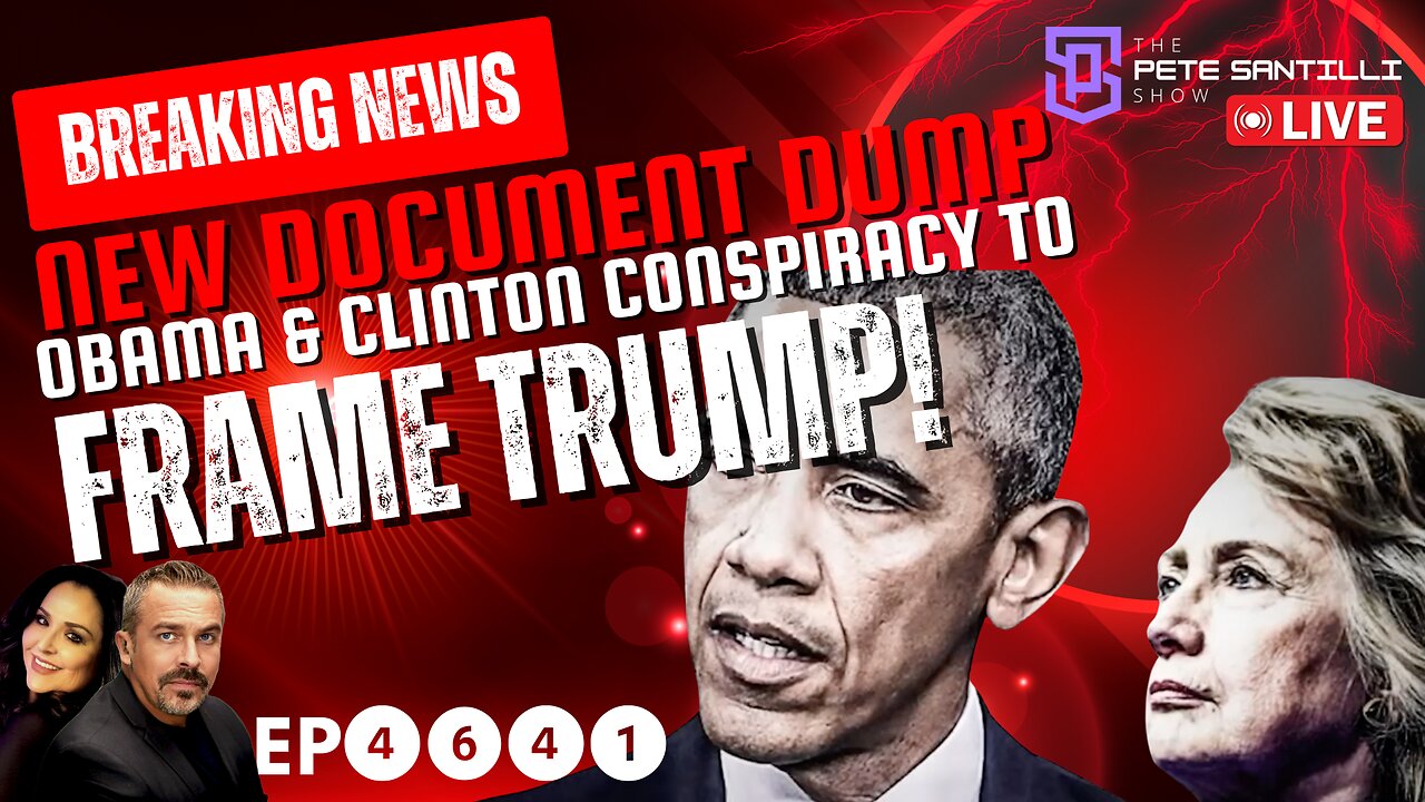 BREAKING: New Document Dump Proves Obama & Clinton Conspiracy To Frame President Trump! [EP4641-8AM]