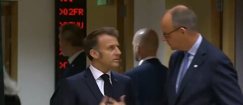Ursula von der Leyen prevented Macron and Merz from hugging each