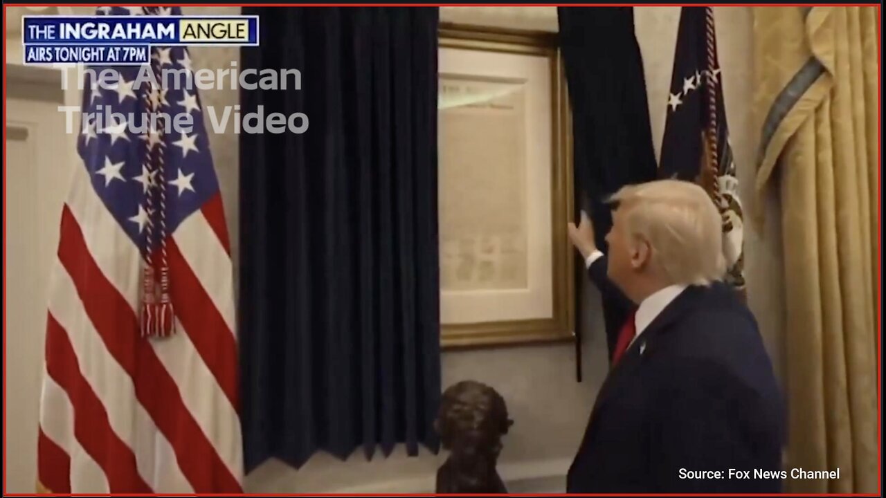 WATCH: Trump Hilariously Roasts Joe Biden While Unveiling Founding Document in Oval Office