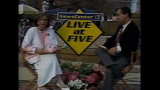 April 10, 1987 - WTHR's 5PM Newscast Presented Live from Greencastle