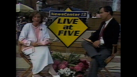 April 10, 1987 - WTHR's 5PM Newscast Presented Live from Greencastle