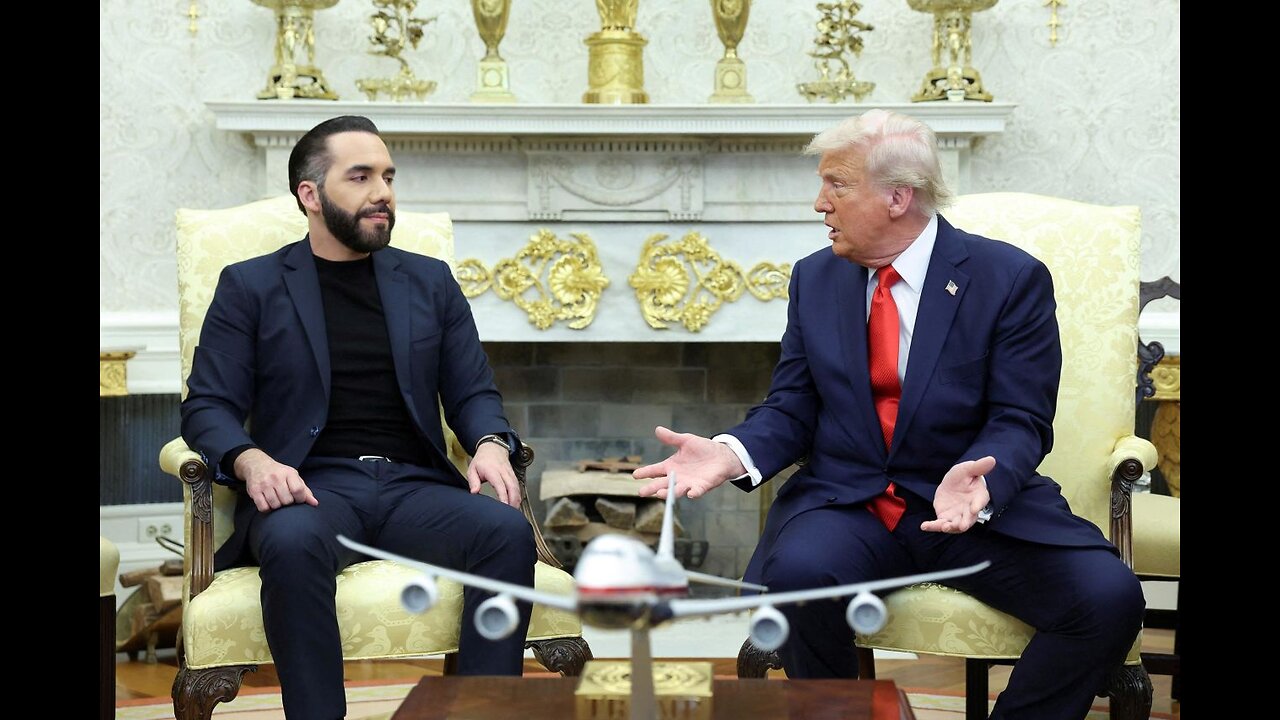 President Trump Participates in a Bilateral Meeting with the President of El Salvador